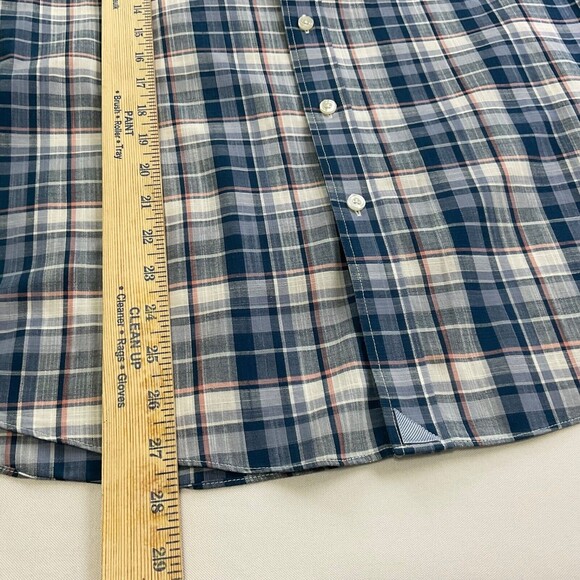 Untuckit Shirt mens M Terrantez Wrinkle Free Button Up Long Sleeve shirt plaid - Picture 4 of 11